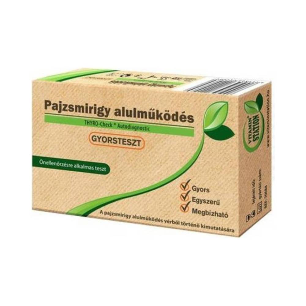 Rýchly test na podaktívnosť štítnej žľazy Vitamin Station 1 ks