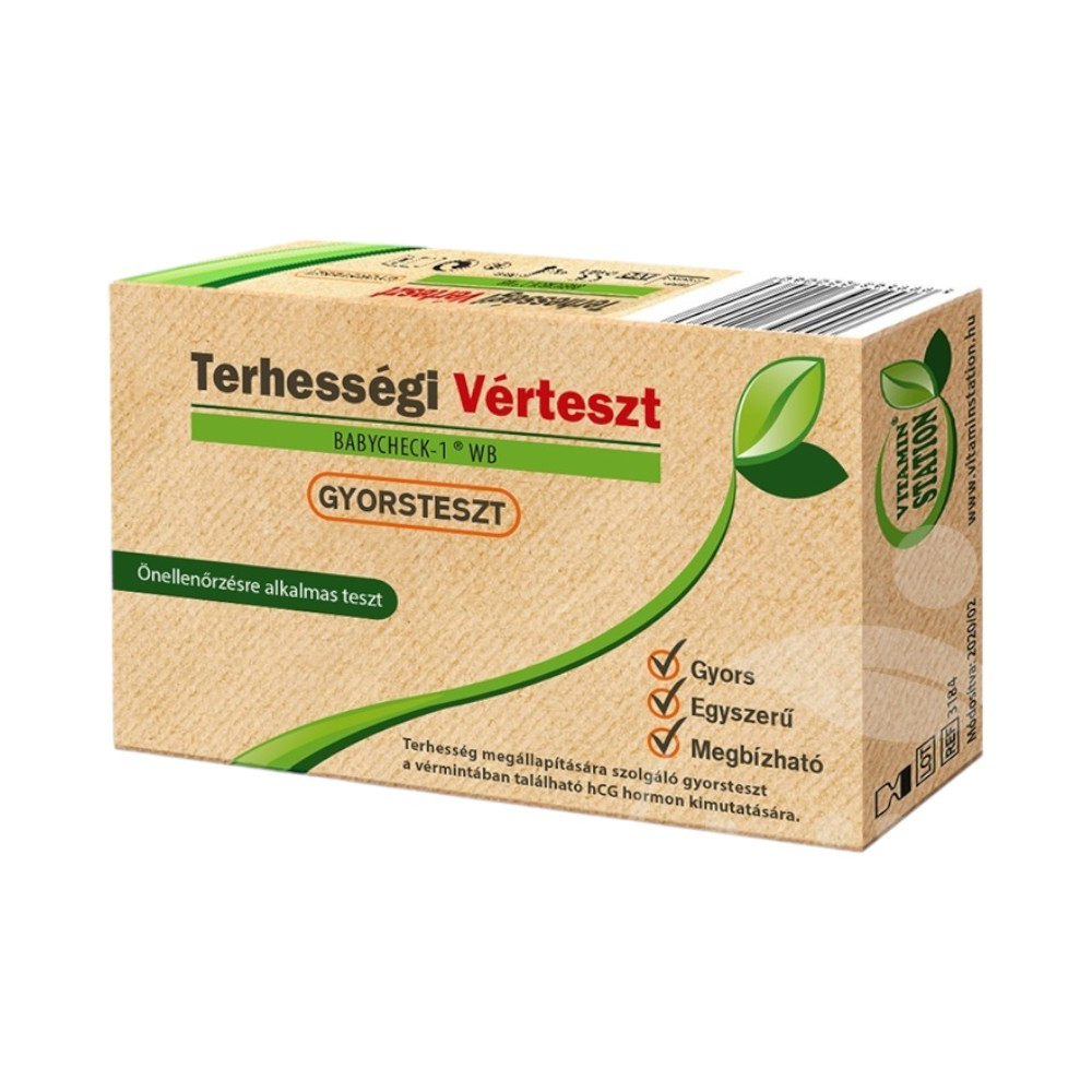 Tehotenský krvný test od Vitamin Station, 1 ks