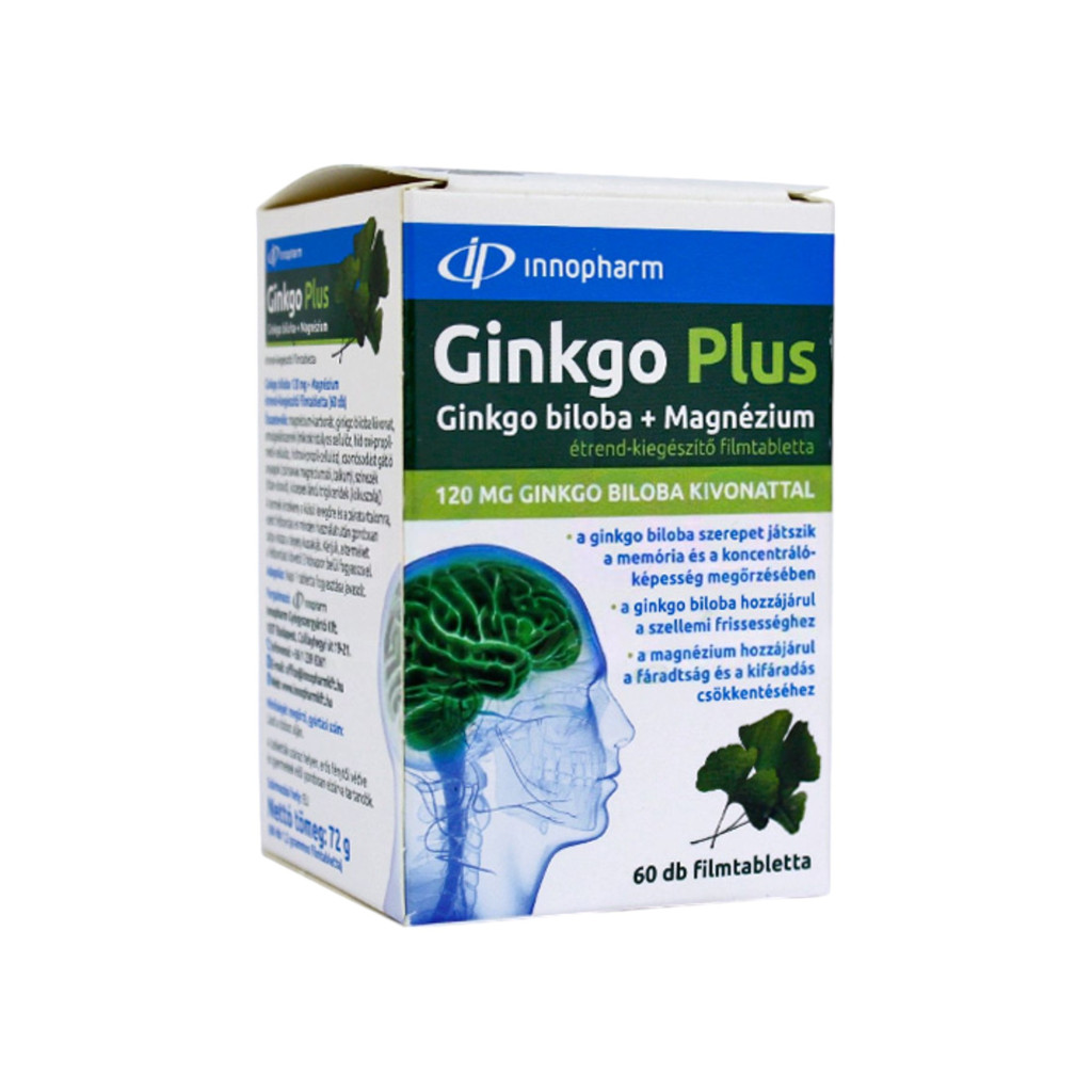 VITAPLUS GINKGO PLUS 120MG COMPRIMATE FILMATE 60 buc