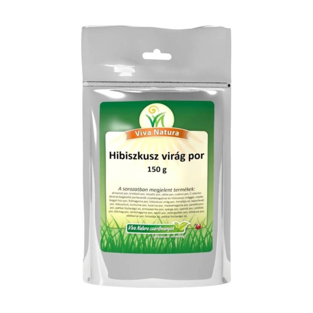 Hibiscusový kvetový prášok Viva Natura 150 g