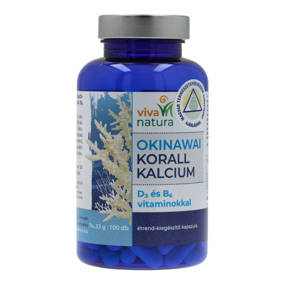 Viva natura okinawai korall kalcium étrend-kiegészítő kapszula 100 db