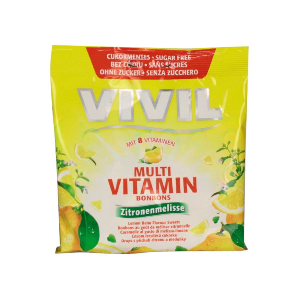 Vivil cukormentes multivitaminos frissítő citromos cukor 60 g