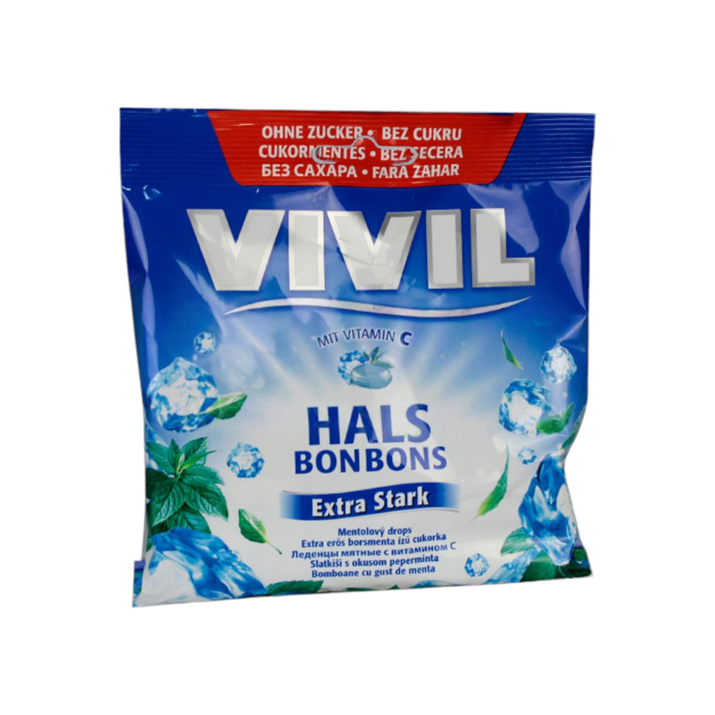Vivil extra erős borsmentás cukorka 60 g