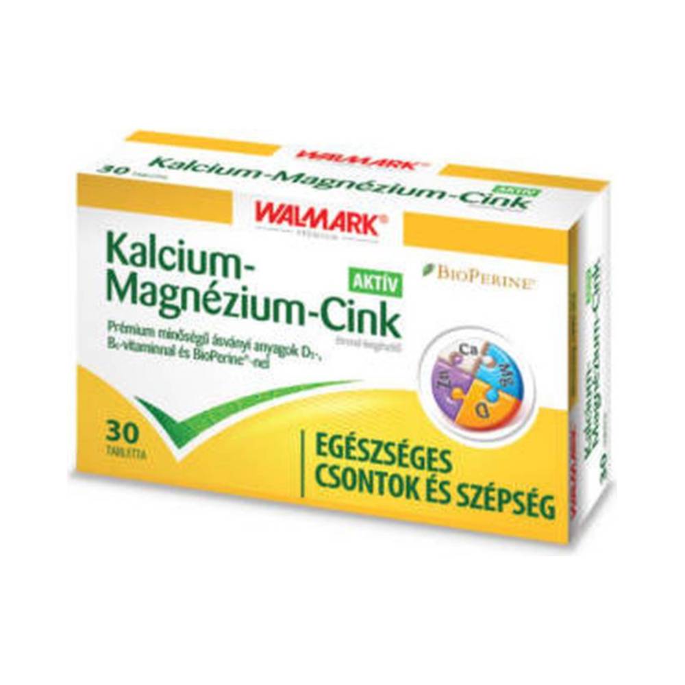 Walmark calciu+magneziu+zinc activ 30 buc