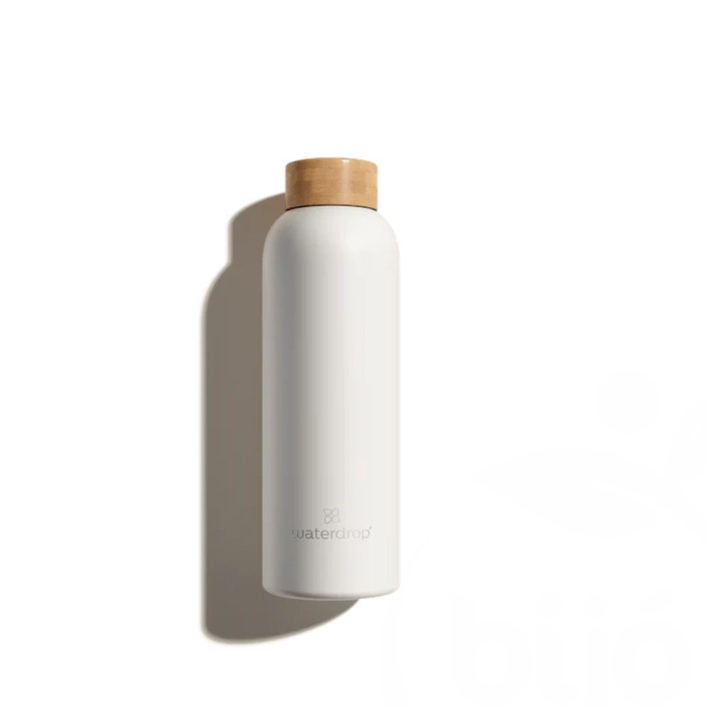 Waterdrop rozsdamentes acélkulacs fehér 600ml 1 db