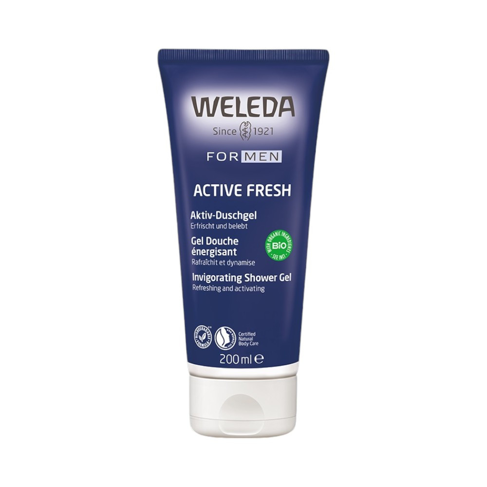 Gel de duș pentru bărbați Weleda, 200 ml