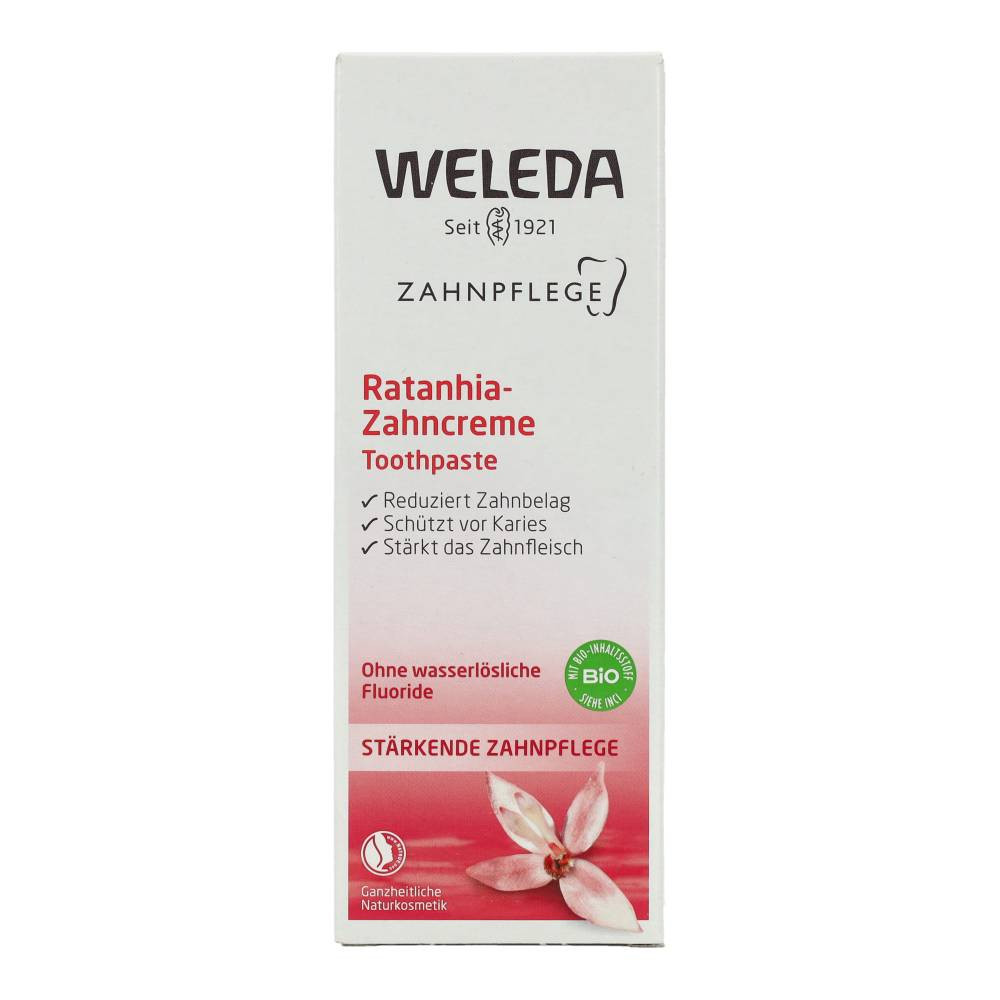 Weleda pastă de dinți ratanhia 75 ml
