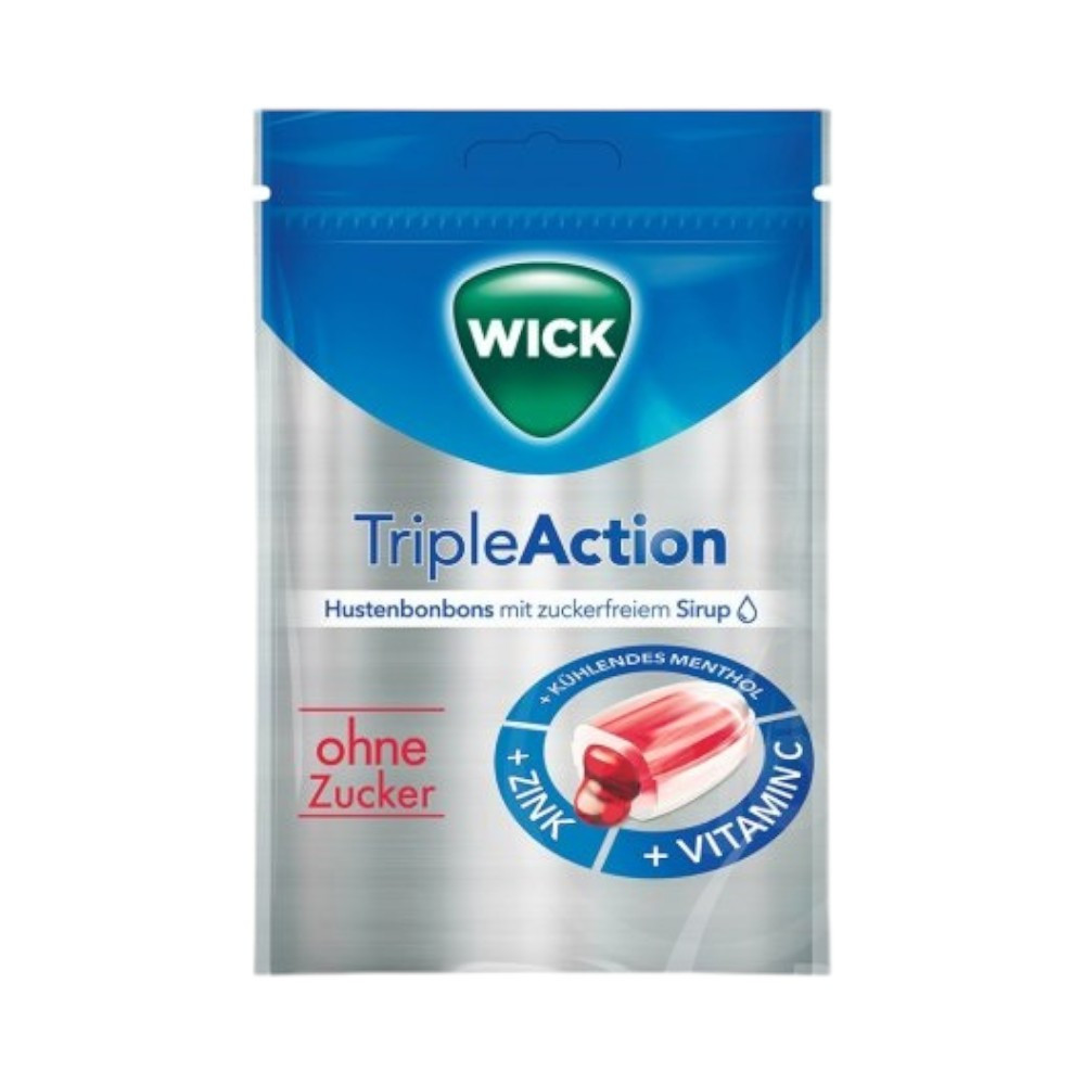 Wick triple action torokcukorka cukormentes 72 g
