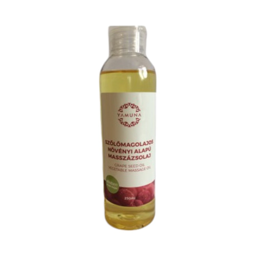 Masážní olej s hroznovým jádrem Yamuna 250 ml
