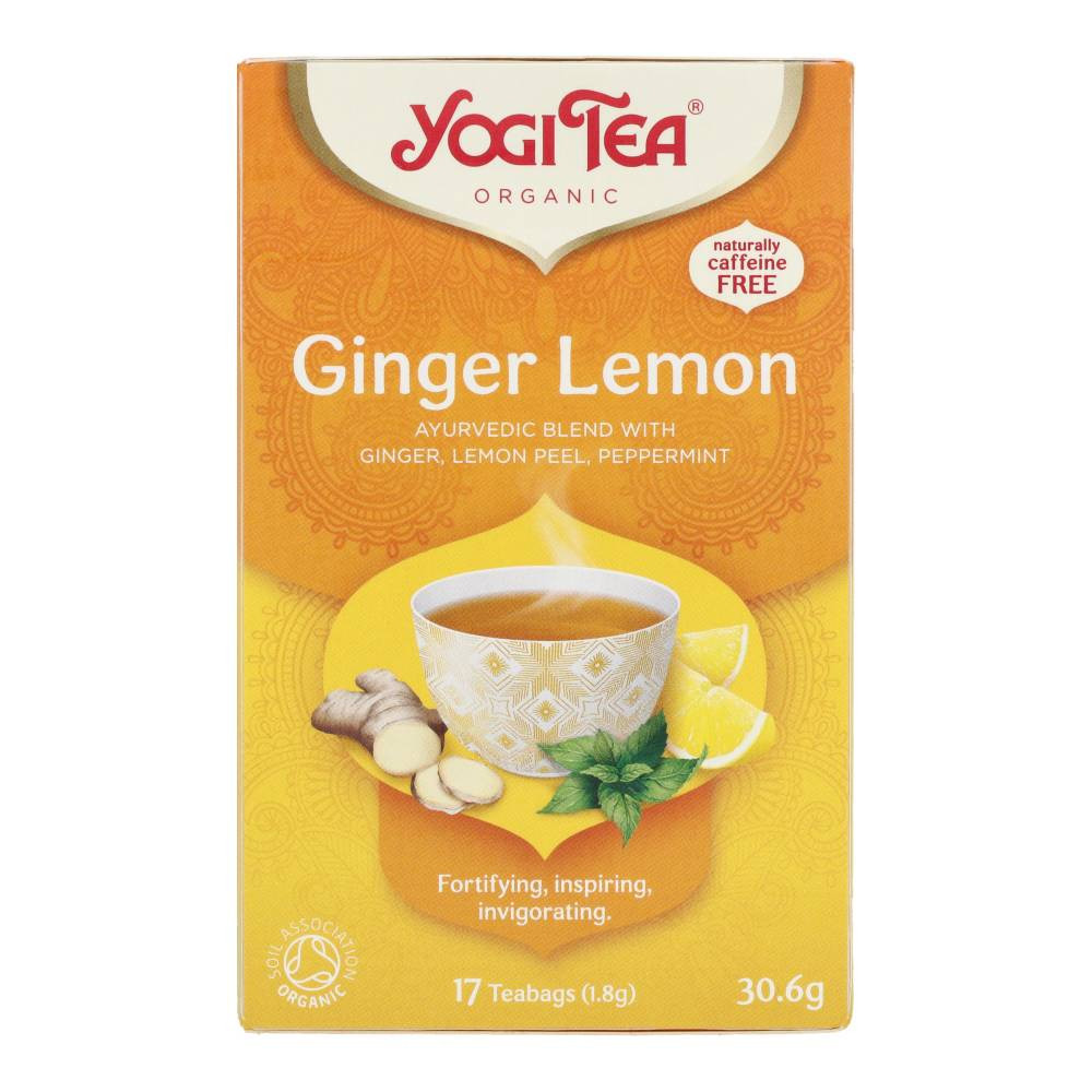 Yogi Bio Citromos Gyömbér Tea 17 Filter
