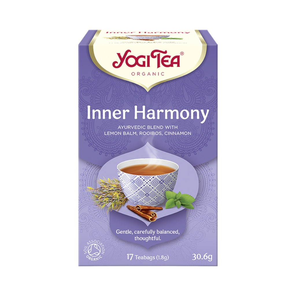 Ceai bio Yogi armonie interioară 17x1,8g, 17 buc