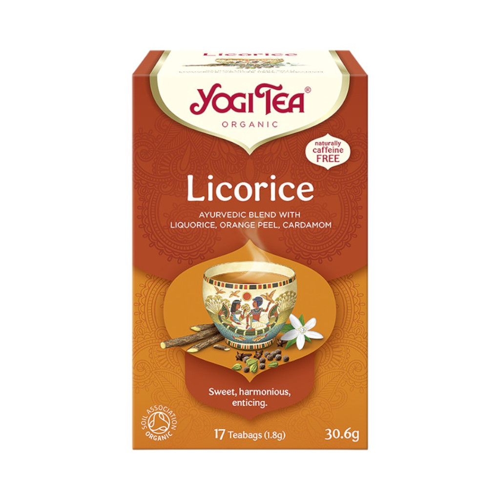 Yogi bio tea édesgyökér egyiptomi fűszeres 17x1,8g 31 g