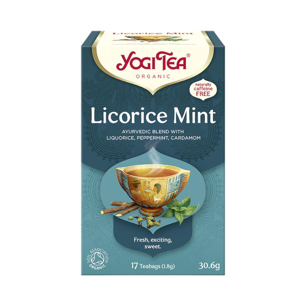 Yogi bio tea édesgyökér menta 31 g