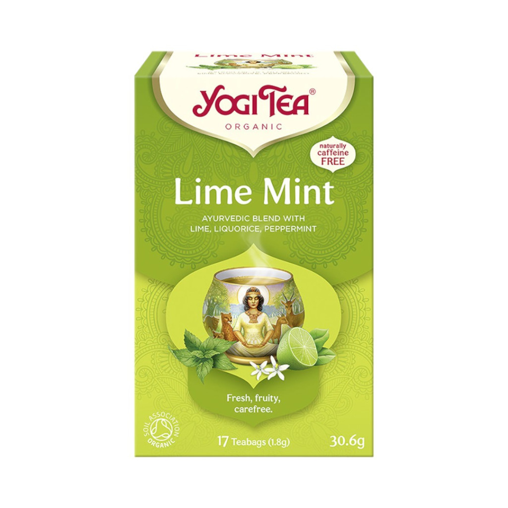Yogi bio čaj s limetkou a mátou 17x1,8g 31 g