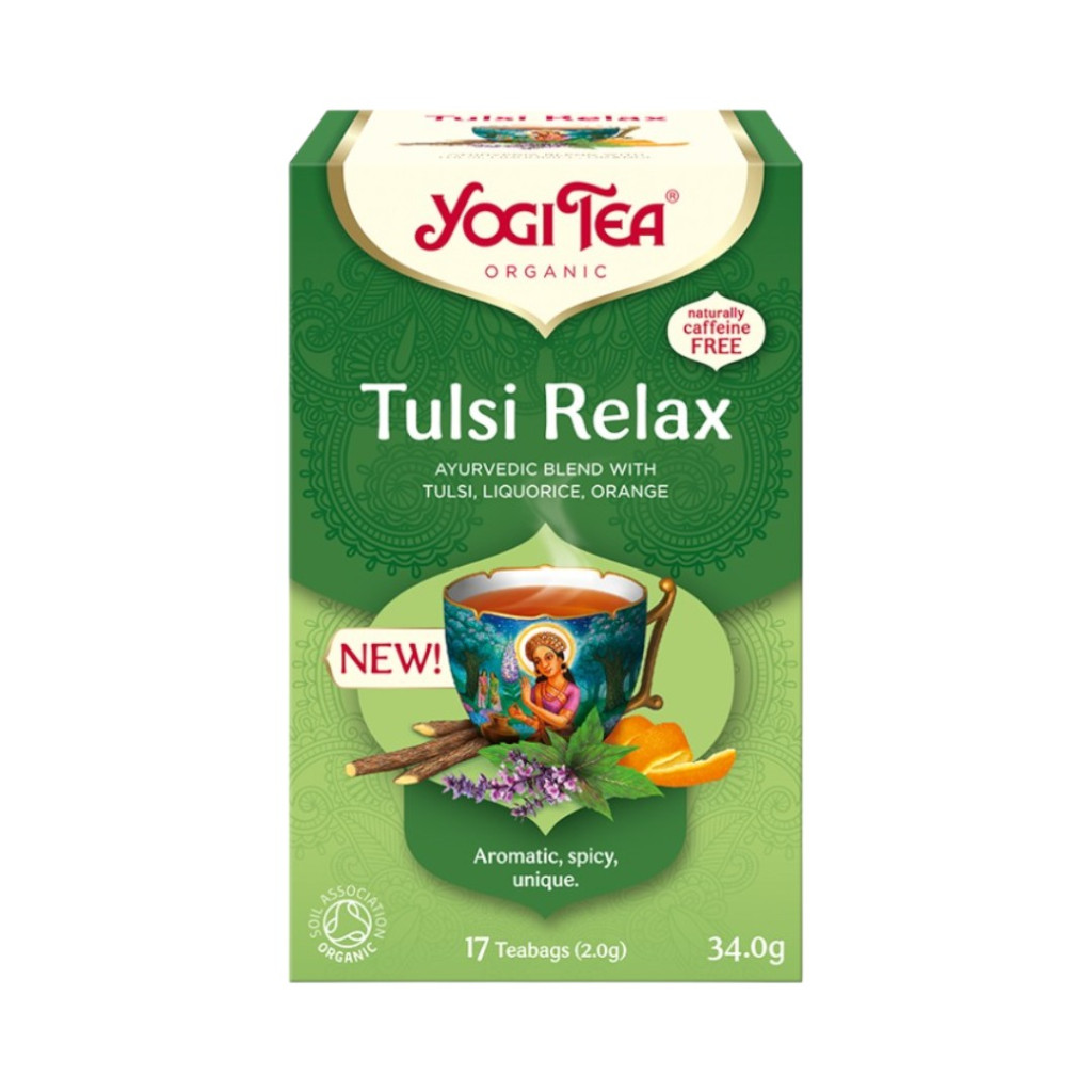 Yogi bio čaj relaxačný tulsi 17x2g 34 g