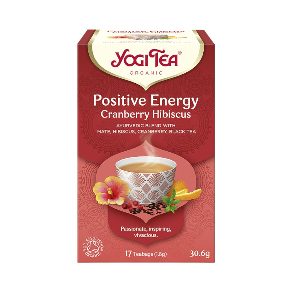 Ceai bio Yogi pentru energie pozitivă 17x1,8g 31 g
