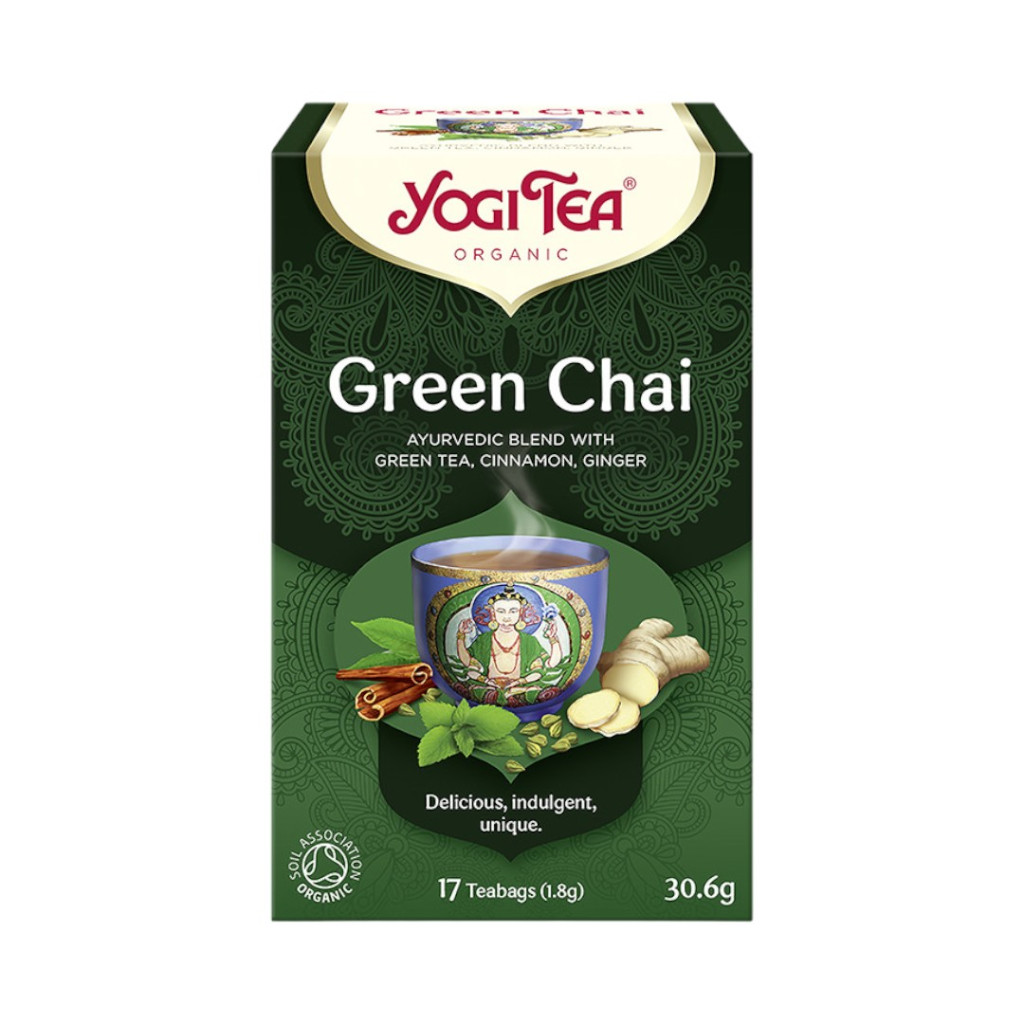 Ceai bio Yogi verde chai 17x1,8g 31 g