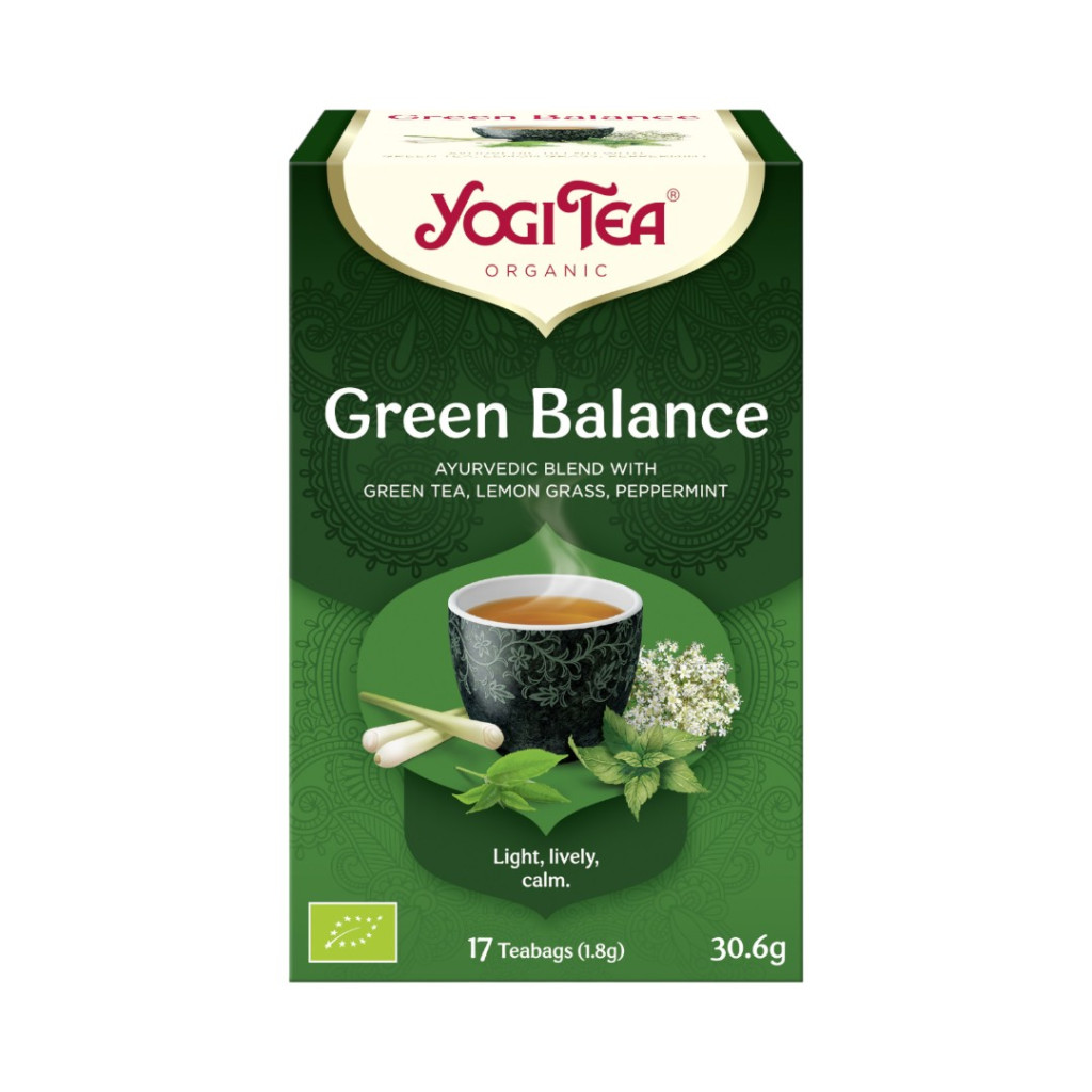 Yogi organic green balance tea 17x1.8g 31g