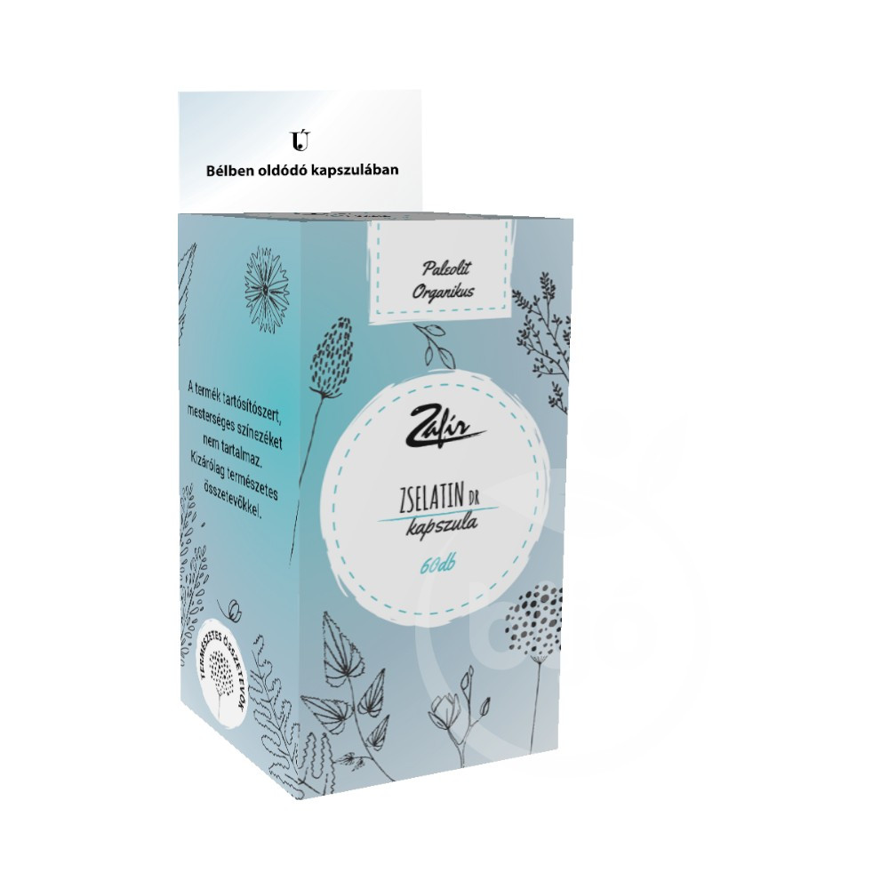 Capsule gelatinoase moi de zafir cu Vitamina D, 60 buc