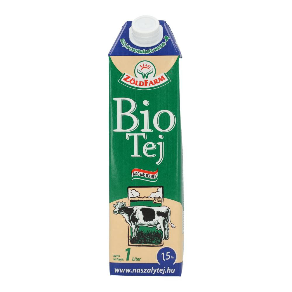 Biológia mlieko od Zöldfarmu 1,5% UHT / dlhodobo trvanlivé / 1000 ml