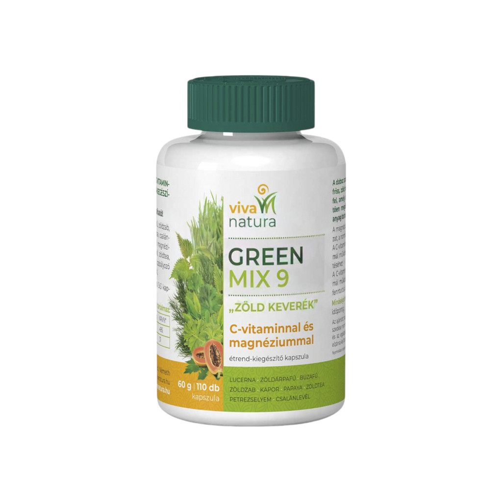 Grüner Mix Zöldvér 9 Kapseln 110 Stück