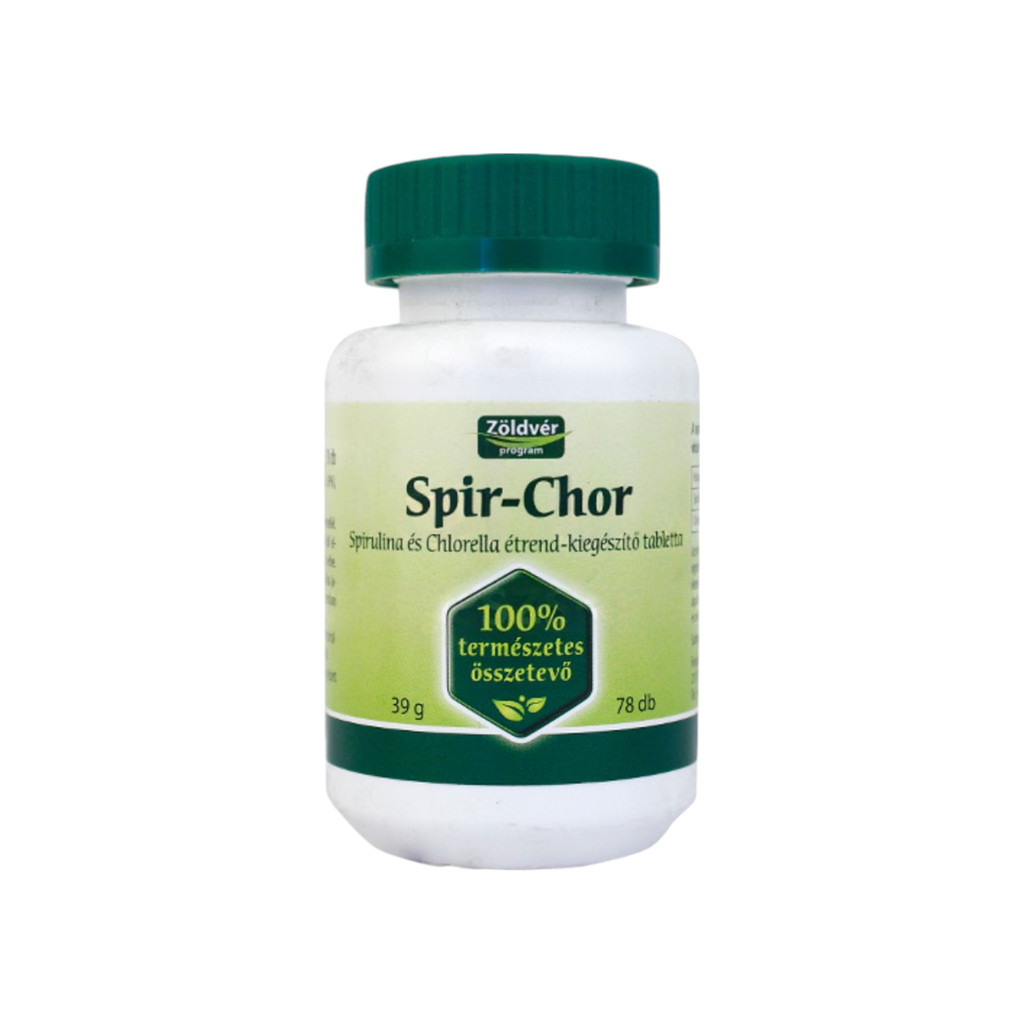 Green Blood Spir-Chlo algae tablets 100% 60+18pcs 78 pcs