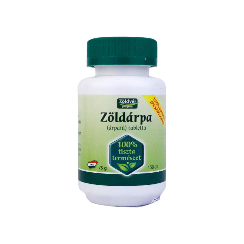 150 tablete de orz verde pentru sânge verde