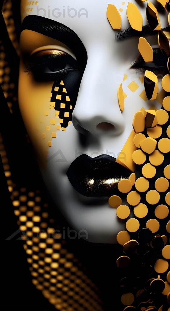 Golden Mosaic Muse