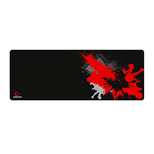 Rampage egérpad - combat zone xl (800x300x4mm; fekete)