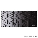 Sharkoon egérpad - skiller sgp30 xxl hex (900 x 400 x, 2,4 mm; varrott szélek; fekete)