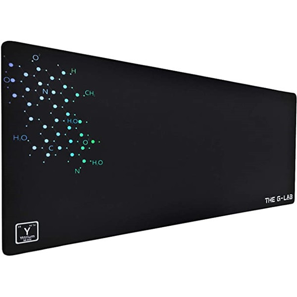 The g-lab egérpad - pad yttrium xxl (900x400x4mm, vízálló, fekete)