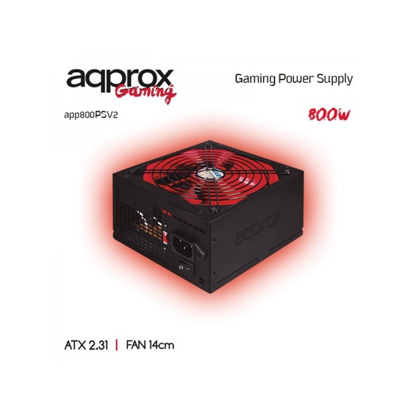 Approx tápegység - 800w (14cm fan, aktív pfc)