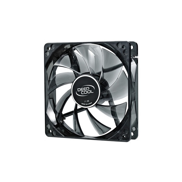 Deepcool cooler 12cm - wind blade 120 (26,6db; max. 91,15 m3/h; 3pin csatlakozó; ház hűtésre, kék led)