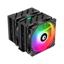 Id-cooling cpu cooler - se-207-xt argb (30.5 db; max 115,87 m3/h; 4pin csatlakozó, 7 db heatpipe, 2x12cm, pwm)