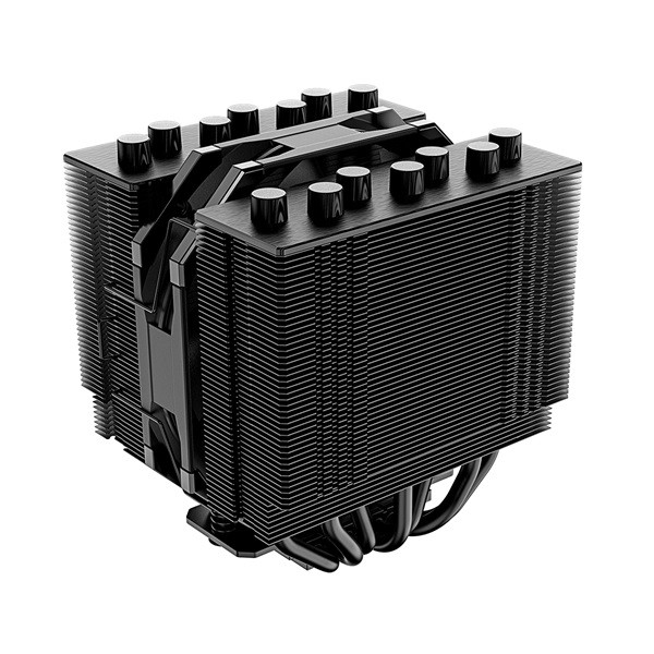 Id-cooling cpu cooler - se-207-xt slim (15.2-35.2 db; max 129,39 m3/h; 4pin csatlakozó, 7 db heatpipe, 2x12cm, pwm)