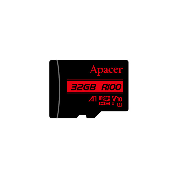 Apacer microsd kártya - 32gb microsdhc uhs-i class10 v10 a1 (r/w: 100/10 mb/s) + adapter