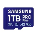Samsung microsd kártya - 1tb mb-md1t0sa/eu (pro plus, microsdxc, uhs-i, r180/w130, adapter, 1tb)