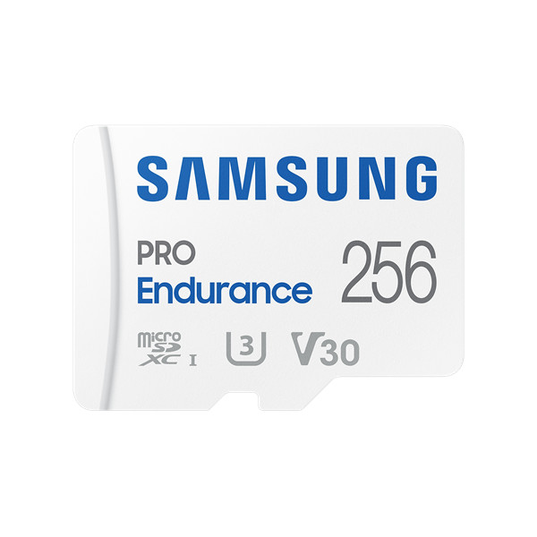 Samsung microsd kártya - 256gb mb-mj256ka/eu (pro endurance, class10, r100/w40, adapter, 256gb)