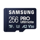 Samsung microsd kártya - 256gb mb-my256sb/ww (pro ultimate kártyaolvasóval,  class10, r200/w130, 256gb)