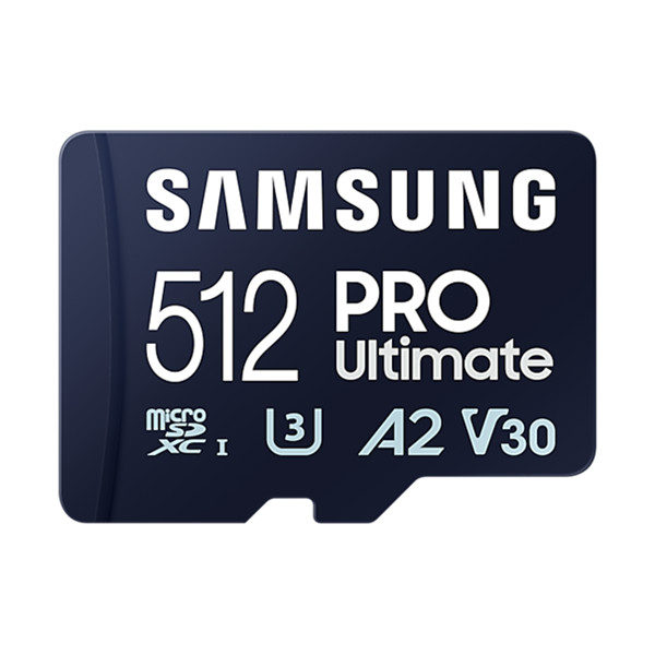 Samsung microsd kártya - 512gb mb-my512sa/ww (pro ultimate, class10, r200/w130, adapter, 512gb)