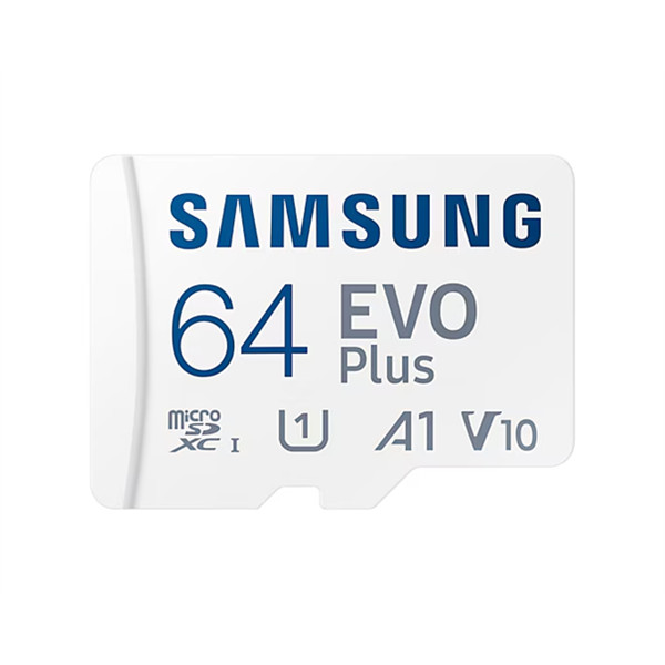 Samsung microsd kártya - 64gb mb-mc64sa/eu (evo plus, microsdxc, uhs-i, r160, adapter, 64gb)