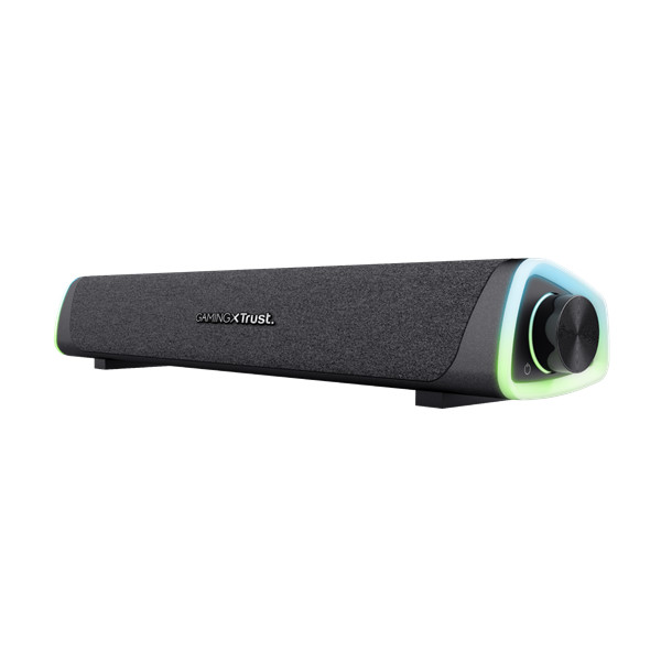 Trust hangszóró soundbar - gxt 620 axon (6w rms; hangerőszabályzó; 3,5mm jack; usb tápcsatlakozó; fekete)