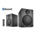 Wavemaster hangszóró 2.0 - cube neo black (50w rms, bluetooth, 3,5mm jack, rca, toslink, távírányító, fekete)