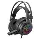 Rampage fejhallgató - rm-k2 x-quadro rgb (7.1, mikrofon, usb, hangerőszabályzó, nagy-párnás, 2.2m kábel, fekete)