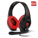 Spirit of gamer fejhallgató - pro-nh5 red (nintendo switch,mikrofon, 3.5mm jack,hangerőszabályzó, 2m kábel fekete-piros)