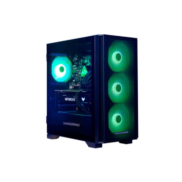 Shark gaming pc - shark maelstrom (r5-5500, rtx 4060 8g , 1tb nvme , 16gb  , air cooler, windows 11 home, 600w)