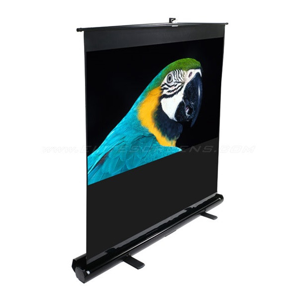 Elitescreens 80" (16:9) hordozható manuális pull up vászon f80nwh (178 x 100 cm, fekete váz)