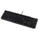 Endorfy billentyűzet - thock (rgb, kailh red switch, mechanikus, 104 gomb, 1,8m, hu, fekete)