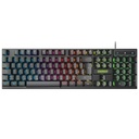 Everest gamer billentyűzet - kb-188 borealis rainbow (numpad, usb, fekete, magyar, rgb led)