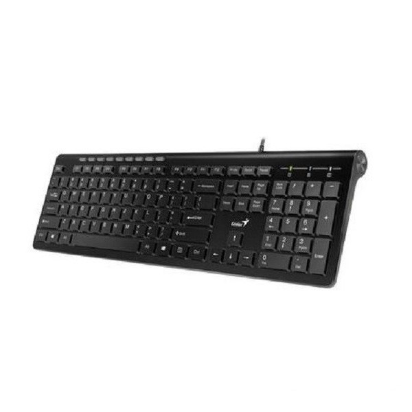 Genius billentyűzet - slimstar 230 ii. (vezetékes, usb, vékony, fekete)